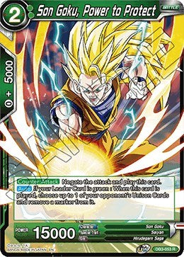 Son Goku, Power to Protect [DB3-053] | The Time Vault CA