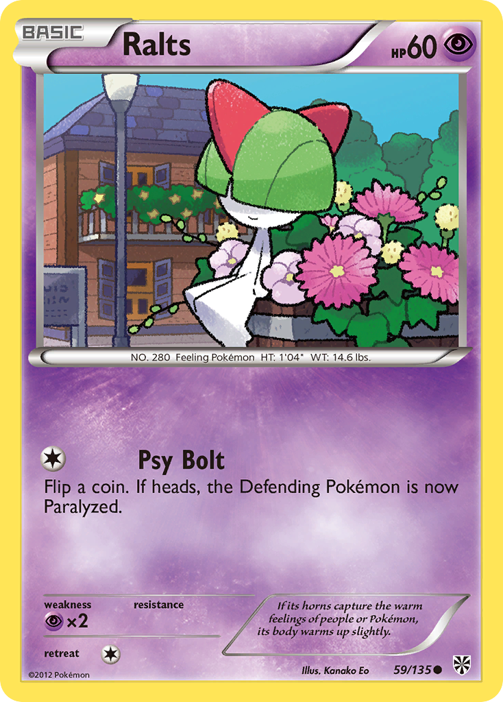 Ralts (59/135) [Black & White: Plasma Storm] | The Time Vault CA