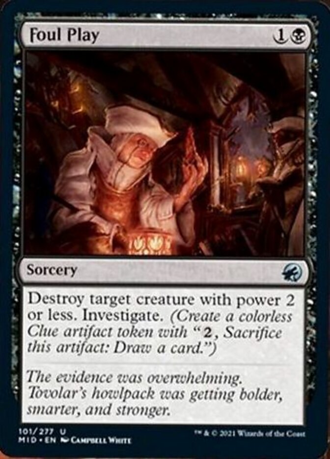 Foul Play [Innistrad: Midnight Hunt] | The Time Vault CA