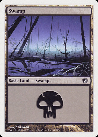 Swamp (340) [Eighth Edition] | The Time Vault CA