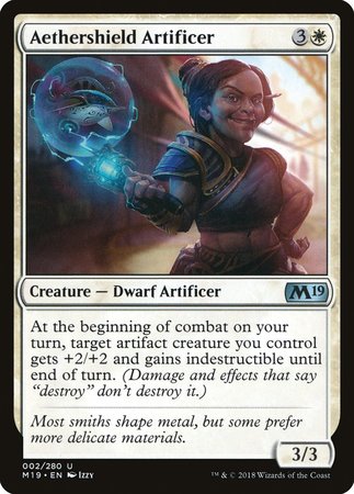 Aethershield Artificer [Core Set 2019] | The Time Vault CA