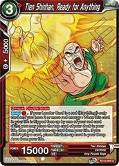 Tien Shinhan, Ready for Anything [BT12-009] | The Time Vault CA