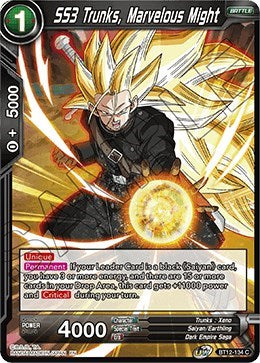 SS3 Trunks, Marvelous Might [BT12-134] | The Time Vault CA