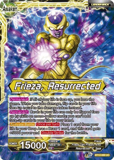 Frieza // Frieza, Resurrected [BT12-086] | The Time Vault CA