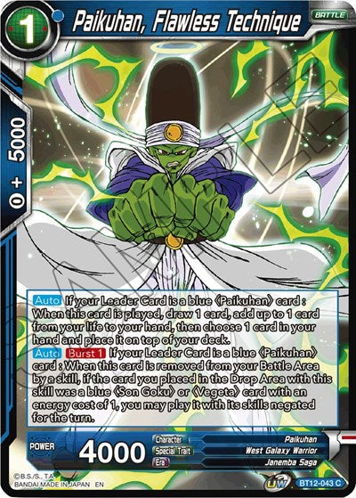 Paikuhan, Flawless Technique [BT12-043] | The Time Vault CA