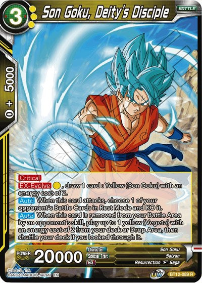 Son Goku, Deity's Disciple [BT12-089] | The Time Vault CA