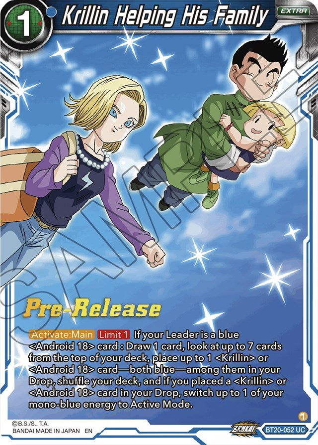Krillin Helping His Family (BT20-052) [Power Absorbed Prerelease Promos] | The Time Vault CA