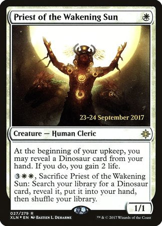 Priest of the Wakening Sun [Ixalan Promos] | The Time Vault CA