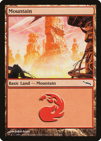 Mountain (302) [Mirrodin] | The Time Vault CA