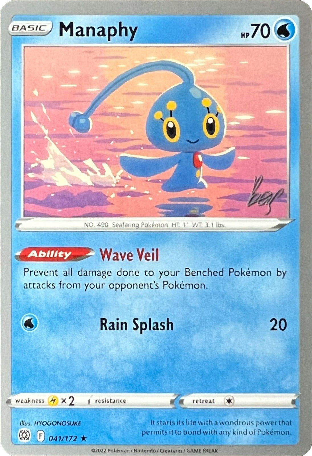 Manaphy (041/172) (Cheryl Again - Sebastian Lashmet) [World Championships 2022] | The Time Vault CA