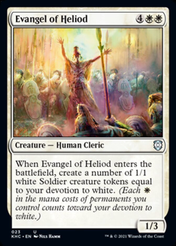 Evangel of Heliod [Kaldheim Commander] | The Time Vault CA
