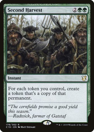 Second Harvest [Commander 2019] | The Time Vault CA