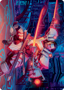 Isshin, Two Heavens as One 1 Art Card [Kamigawa: Neon Dynasty Art Series] | The Time Vault CA