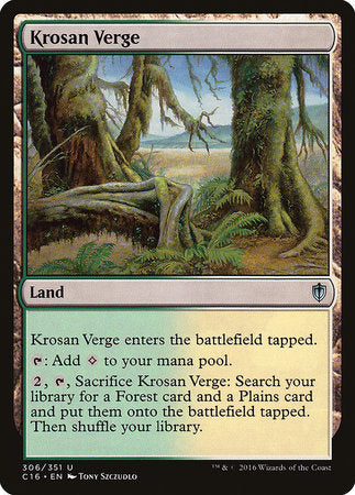 Krosan Verge [Commander 2016] | The Time Vault CA