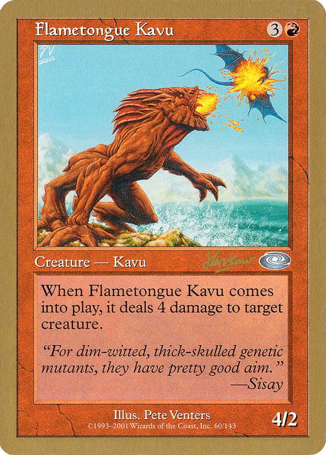 Flametongue Kavu (Sim Han How) [World Championship Decks 2002] | The Time Vault CA