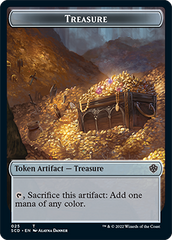 Treasure // Treasure Double-Sided Token [Starter Commander Decks] | The Time Vault CA