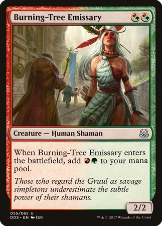 Burning-Tree Emissary [Duel Decks: Mind vs. Might] | The Time Vault CA