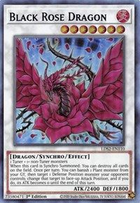 Black Rose Dragon (Blue) [LDS2-EN110] Ultra Rare | The Time Vault CA