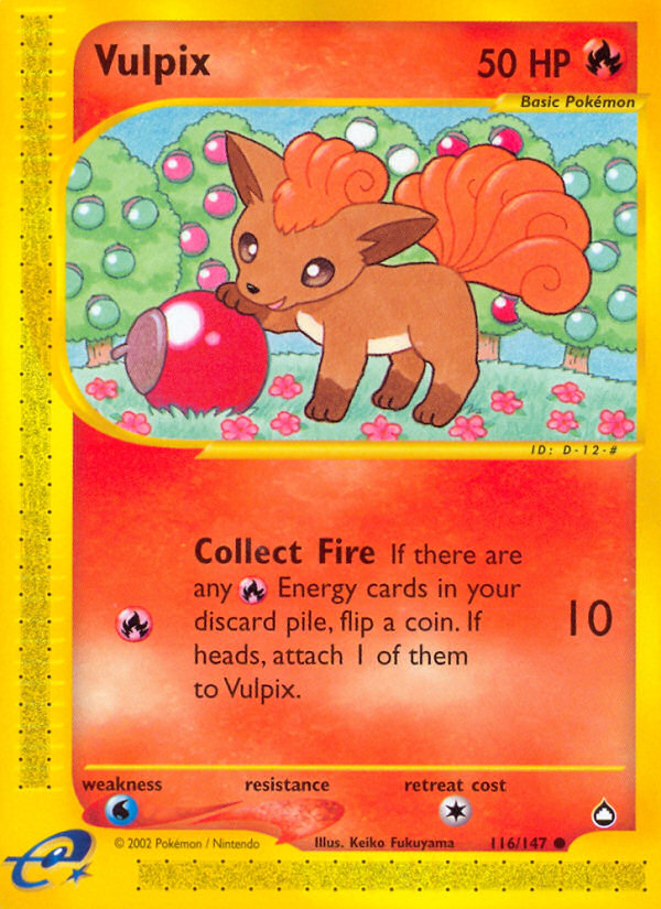 Vulpix (116/147) [Aquapolis] | The Time Vault CA