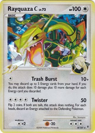 Rayquaza C (8/147) (Cracked Ice) [Platinum: Supreme Victors] | The Time Vault CA