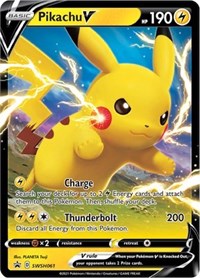 Pikachu V - SWSH061 [SWSH: Sword & Shield Promo Cards] | The Time Vault CA