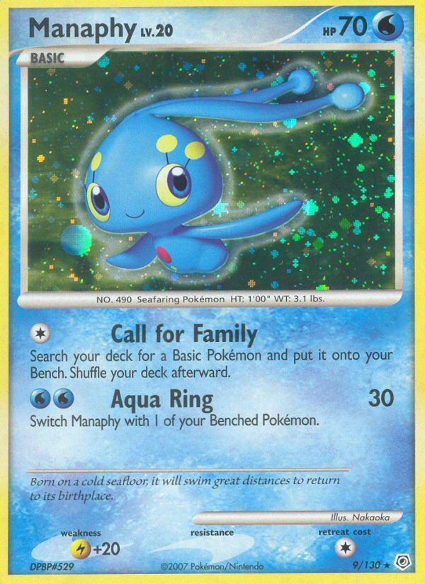 Manaphy (9/130) [Diamond & Pearl: Base Set] | The Time Vault CA