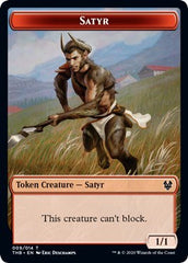 Satyr // Goblin Construct Double-sided Token (Challenger 2021) [Unique and Miscellaneous Promos] | The Time Vault CA