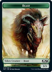 Beast // Insect Double-sided Token (Challenger 2021) [Unique and Miscellaneous Promos] | The Time Vault CA