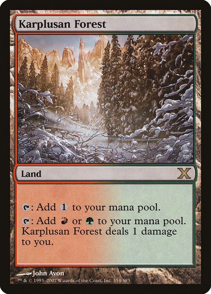Karplusan Forest [Tenth Edition] | The Time Vault CA