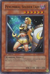 Penumbral Soldier Lady [SOD-EN033] Super Rare | The Time Vault CA