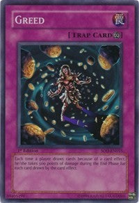 Greed [SOD-EN055] Super Rare | The Time Vault CA