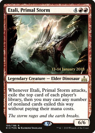 Etali, Primal Storm [Rivals of Ixalan Promos] | The Time Vault CA