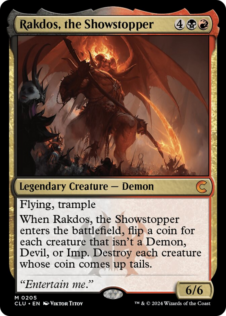 Rakdos, the Showstopper [Ravnica: Clue Edition] | The Time Vault CA