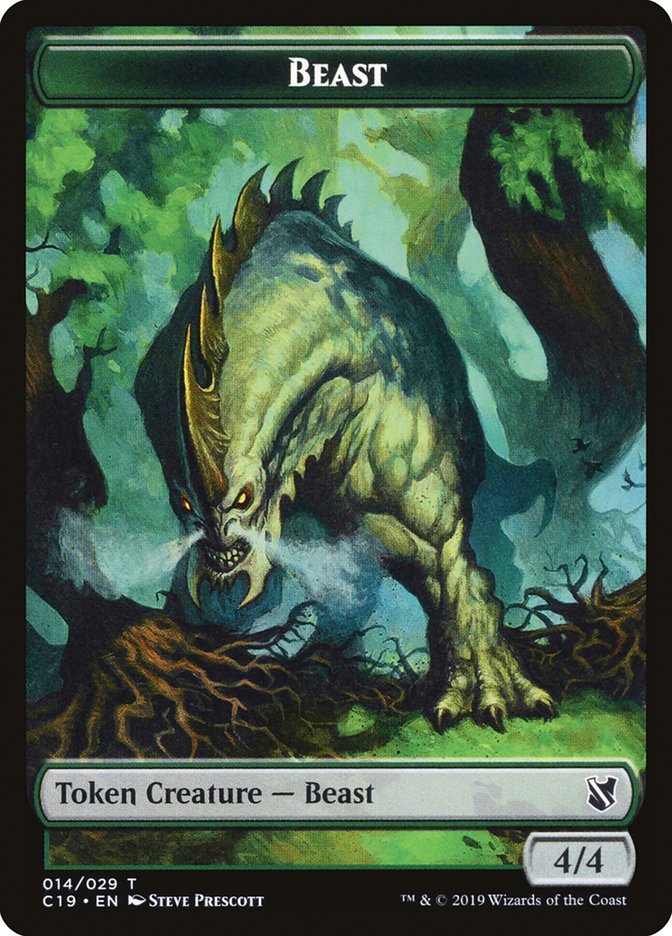 Beast (014/029) [Commander 2019 Tokens] | The Time Vault CA