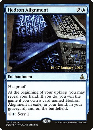 Hedron Alignment [Oath of the Gatewatch Promos] | The Time Vault CA