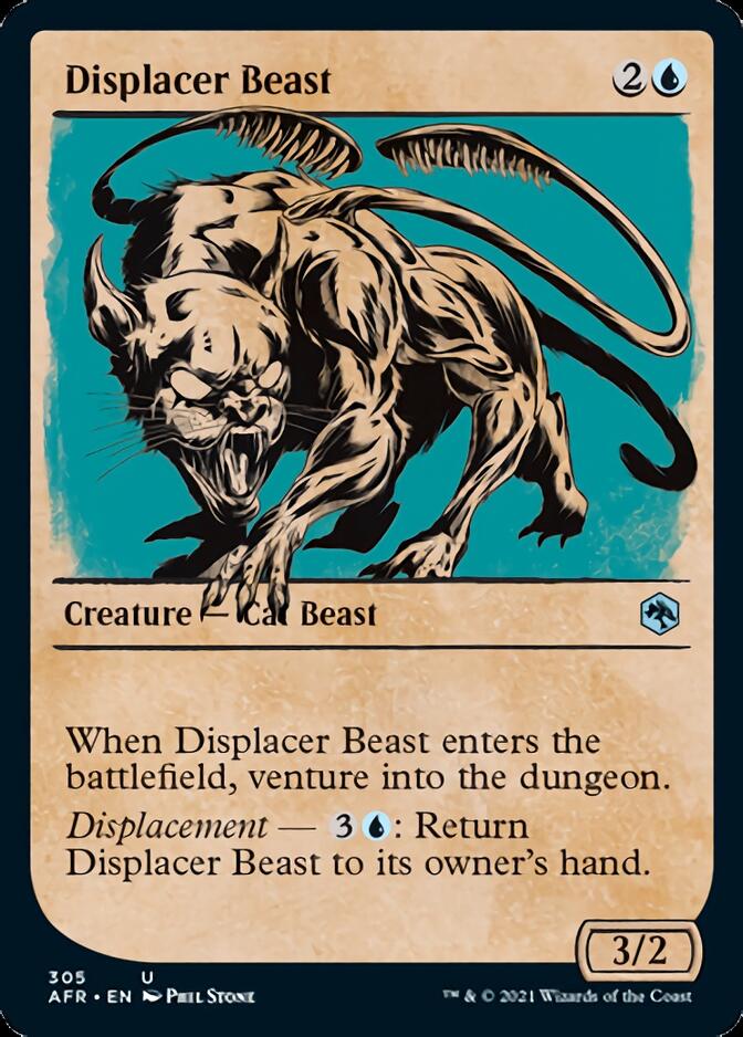 Displacer Beast (Showcase) [Dungeons & Dragons: Adventures in the Forgotten Realms] | The Time Vault CA