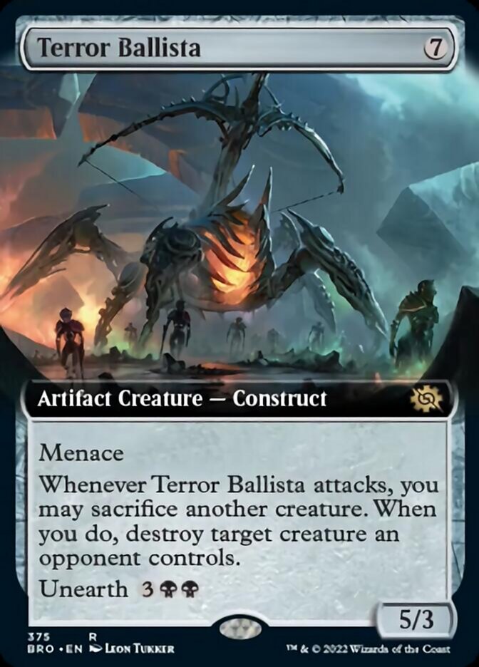 Terror Ballista (Extended Art) [The Brothers' War] | The Time Vault CA