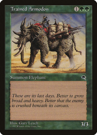 Trained Armodon [Tempest] | The Time Vault CA