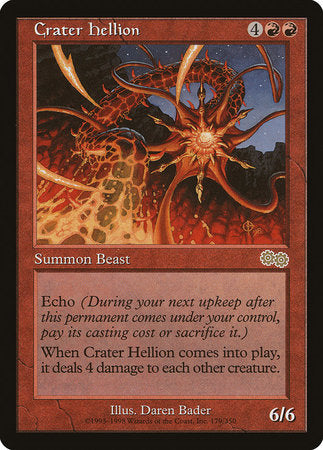 Crater Hellion [Urza's Saga] | The Time Vault CA