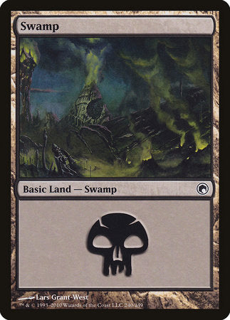 Swamp (240) [Scars of Mirrodin] | The Time Vault CA