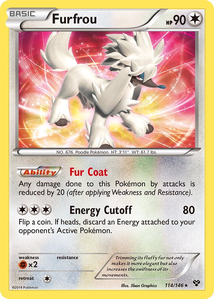Furfrou (114/146)(Cosmos Holo) (Blister Exclusive) [XY: Base Set] | The Time Vault CA