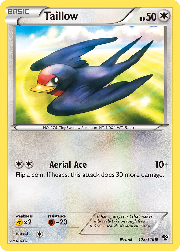 Taillow (102/146) [XY: Base Set] | The Time Vault CA