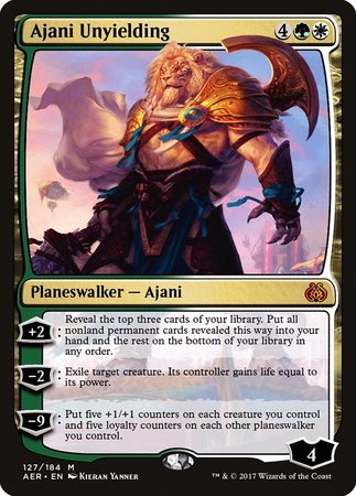 Ajani Unyielding [Aether Revolt] | The Time Vault CA