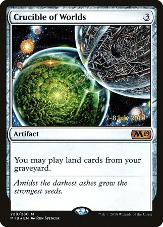 Crucible of Worlds [Core Set 2019 Promos] | The Time Vault CA