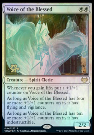 Voice of the Blessed [Innistrad: Crimson Vow Prerelease Promos] | The Time Vault CA