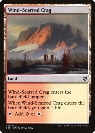 Wind-Scarred Crag [Commander 2019] | The Time Vault CA