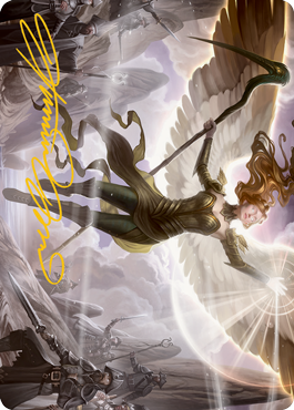 Sigarda's Splendor Art Card (Gold-Stamped Signature) [Innistrad: Midnight Hunt Art Series] | The Time Vault CA