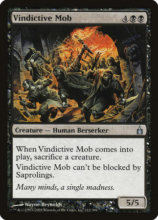 Vindictive Mob [Ravnica: City of Guilds] | The Time Vault CA