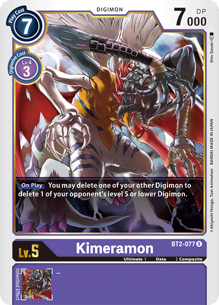 Kimeramon [BT2-077] [Release Special Booster Ver.1.0] | The Time Vault CA