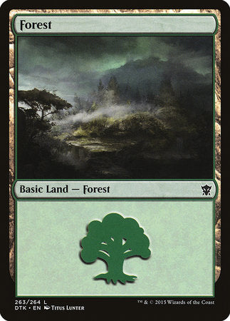Forest (263) [Dragons of Tarkir] | The Time Vault CA